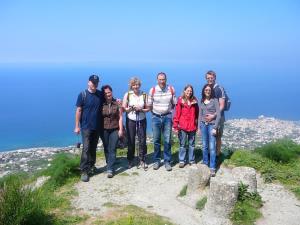 Insel Ischia. Wandergruppe