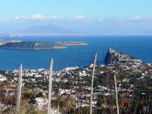 Ischia. Blick auf den Golf von Neapel