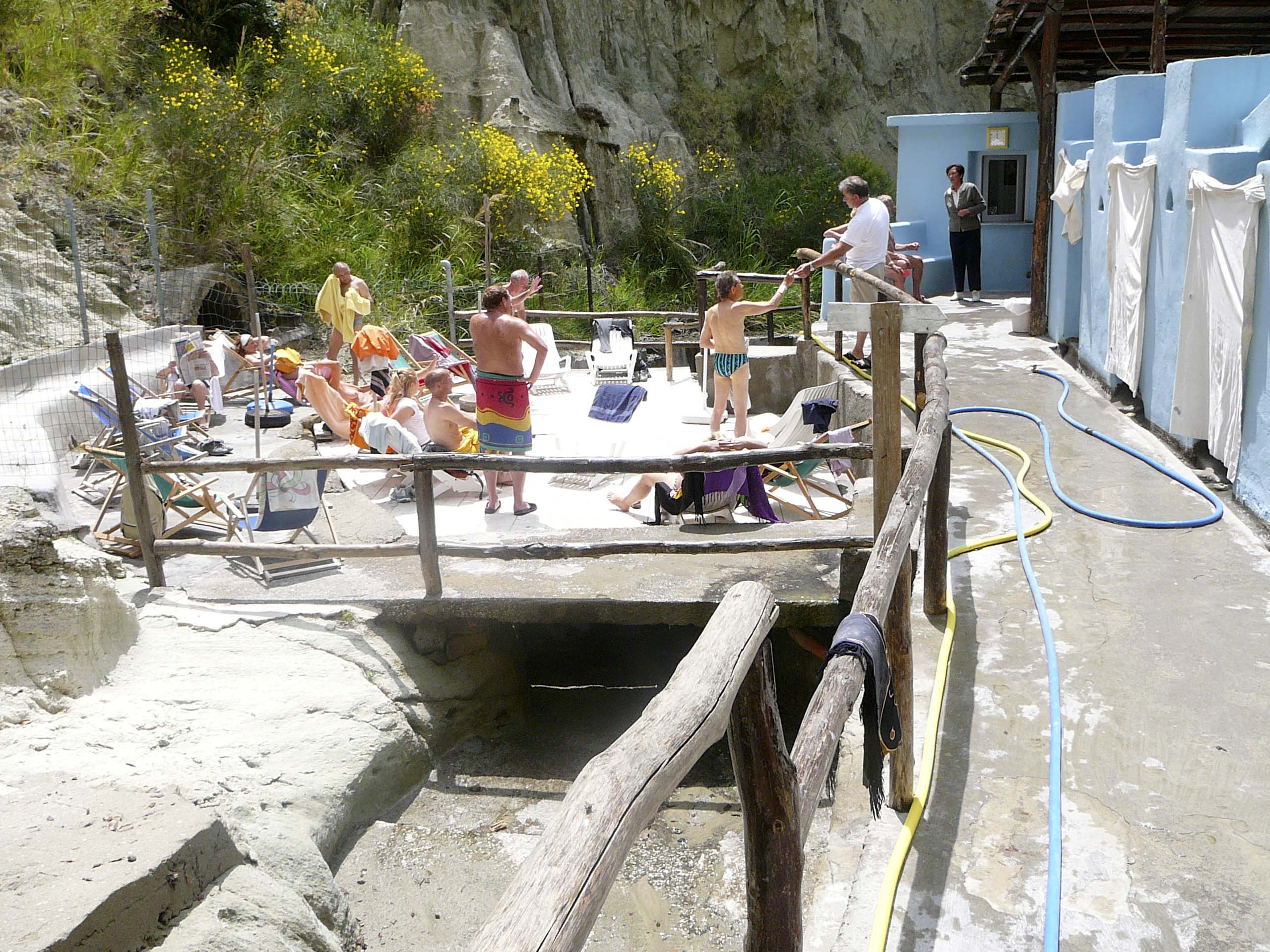 Ischia. Thermalbad in Thermalpark